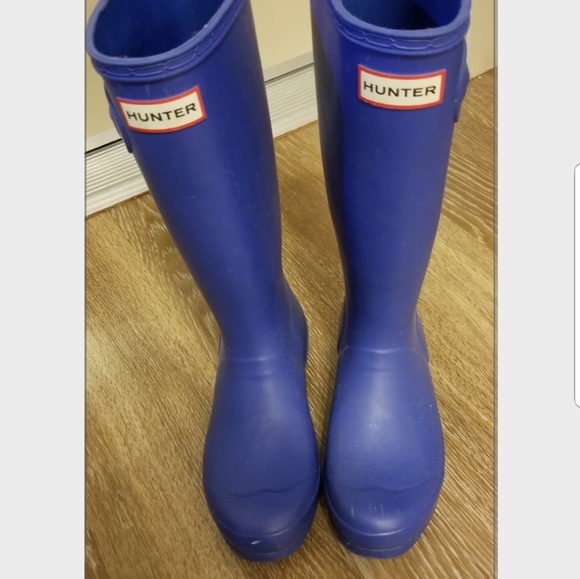 Hunter Shoes - Hunter blue boots